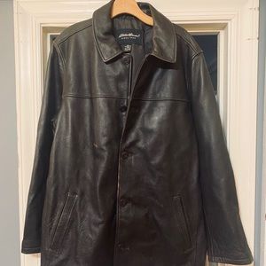 Leather Car coat